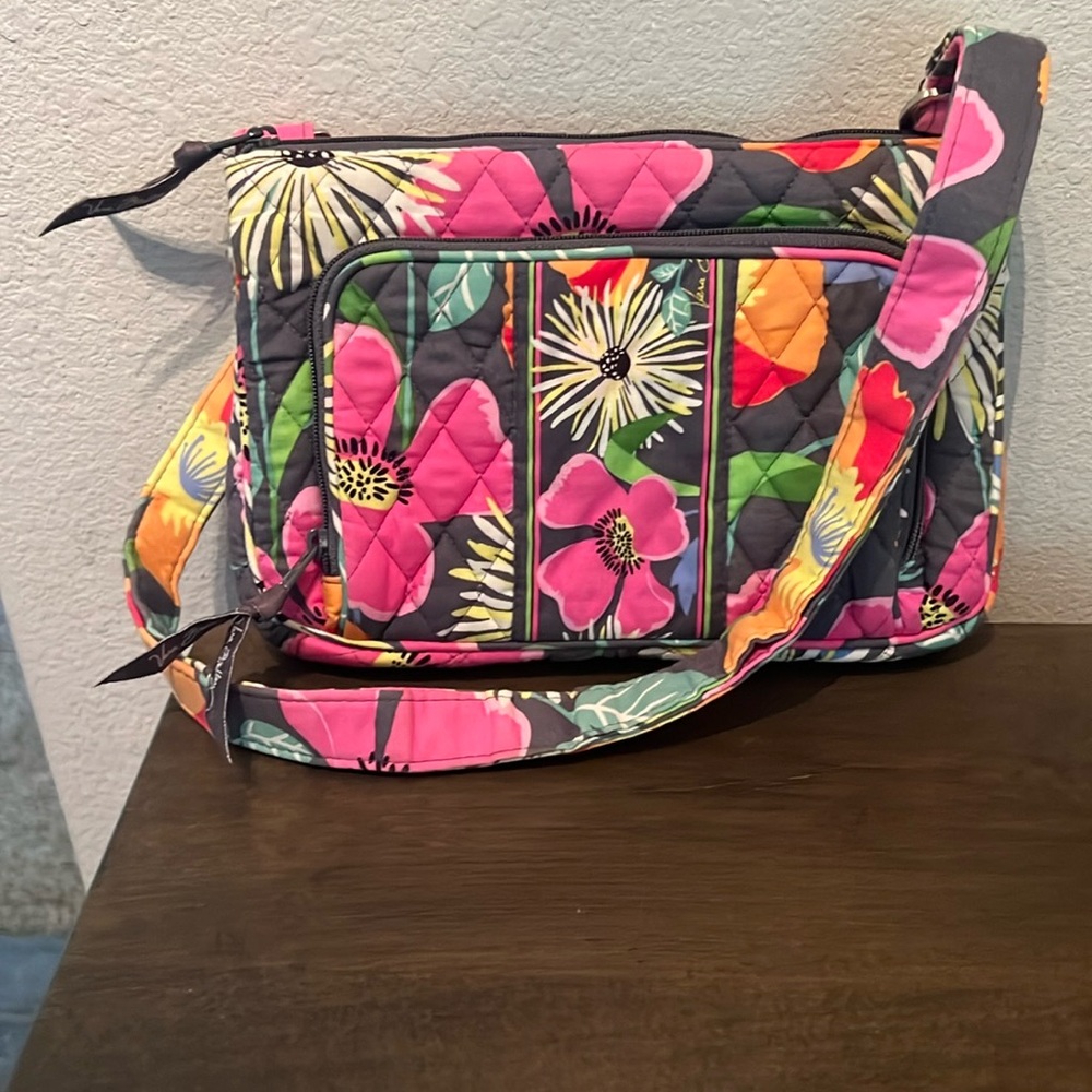 Vera Bradley Jazzy Blooms Crossbody Bag
